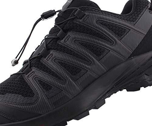 Salomon XA Pro 3D V8, Zapatillas De Trail Running Y Sanderismo Versión Màs Ligera Hombre, Color: Negro (Black/Black/Black), 44 EU