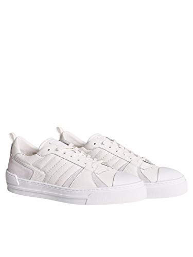 SALSA JEANS Zapatillas Trainers Piel Blancas para Hombre Mujer Color: 0001 Blanco Talla: 43