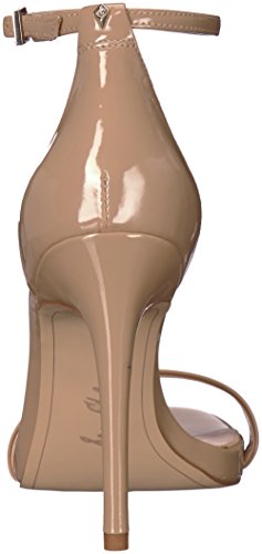 Sam Edelman Ariella, Sandalias con Punta Abierta Mujer, Beige Classic Nude Patente, 38 EU