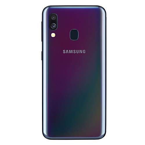 Samsung Galaxy A40 - Smartphone de 5.9" FHD+ sAmoled Infinity U Display (4 GB RAM, 64 GB ROM, 16 MP, Exynos 7904, Carga rápida), Negro [versión española]
