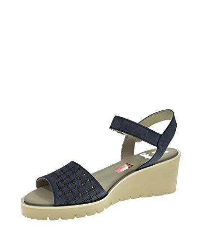 Sandalia CUÑA - Mujer - Marino - callaghan - 24603-41