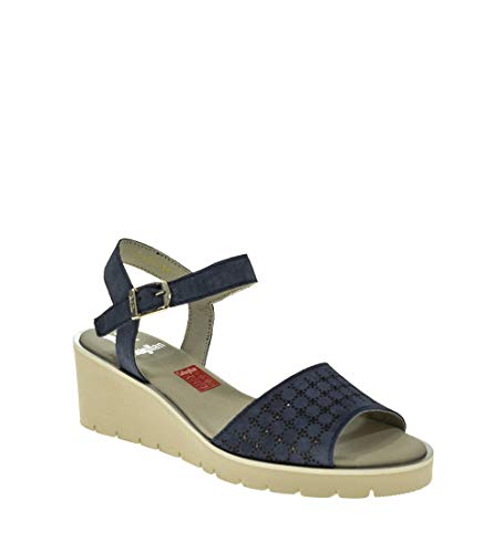 Sandalia CUÑA - Mujer - Marino - callaghan - 24603-41