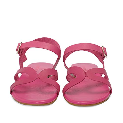 Sandalia Mujer Rosa-Fucsia talla 40 1,5 cms