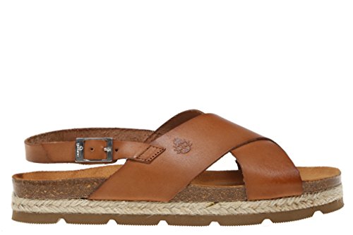 Sandalia Mujer Yokono Java 029 Cruzada Vaqueta Nuez, 37