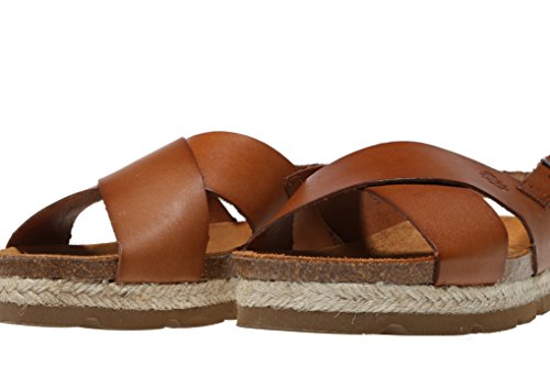 Sandalia Mujer Yokono Java 029 Cruzada Vaqueta Nuez, 37