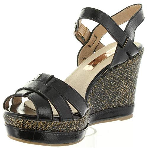 Sandalias de Mujer XTI 30555 Metalizado Negro Talla 39