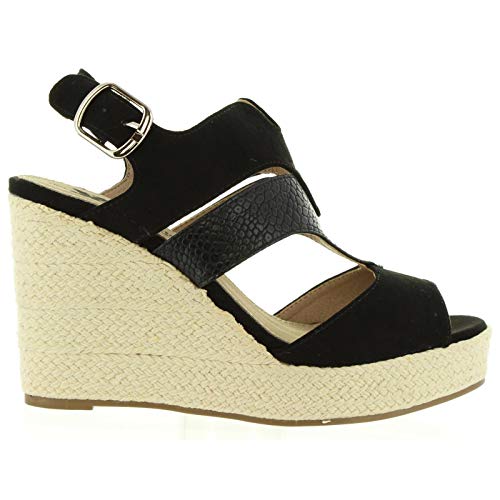 Sandalias de Mujer XTI 46624 COMBINADA Negro Talla 37