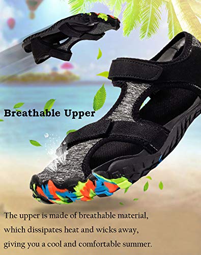 Sandalias de Verano Playa para Hombre Mujer Secado Rápido Sandalias Deportivas Senderismo Trekking Punta Cerrada Casual Zapatos de Agua Al Aire Libre