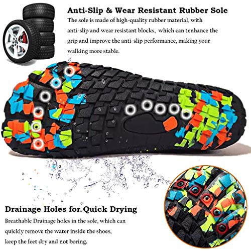 Sandalias de Verano Playa para Hombre Mujer Secado Rápido Sandalias Deportivas Senderismo Trekking Punta Cerrada Casual Zapatos de Agua Al Aire Libre