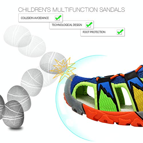 Sandalias del Niño de Verano Las Zapatillas de Deporte Sandalias Velcro para Niño Zapatillas de Deporte Al Aire Libre