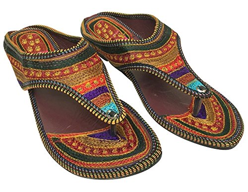 Sandalias estilo indio para mujer hechas a mano, de Step n Style, color, talla 39.5