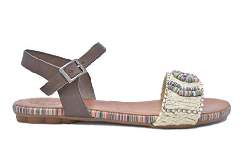 Sandalias Mujer ETNICA Moka Gala PORRONET 2511 (36 EU)