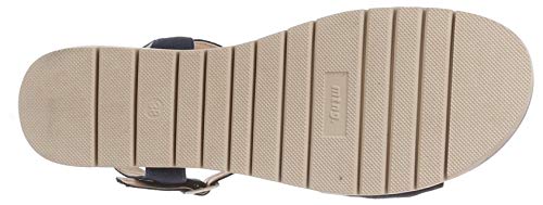 Sandalias Mujer MTNG | Sandalias Damas 58693 | MTNG Mujer | Sandalias Tira de Tobillo | Cierre con Hebilla | 45364 | Azul | 38