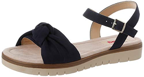 Sandalias Mujer MTNG | Sandalias Damas 58693 | MTNG Mujer | Sandalias Tira de Tobillo | Cierre con Hebilla | 45364 | Azul | 38