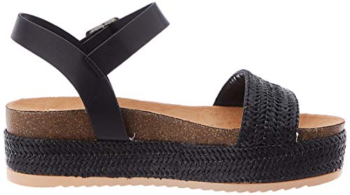 Sandalias Mujer MTNG | Sandalias Lana 58929 | MTNG Mujer | Sandalias Tira de Tobillo | Cierre con Hebilla | 45949 | Negro | 38