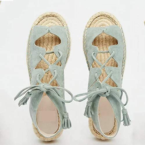 Sandalias Mujer Verano 2019 Zapatos de Plataforma Mujer Sandalias Planas Playa Zapatillas Sandalias de Punta Abierta Casual Fiesta Roman Tacones Altos Sandalias vpass