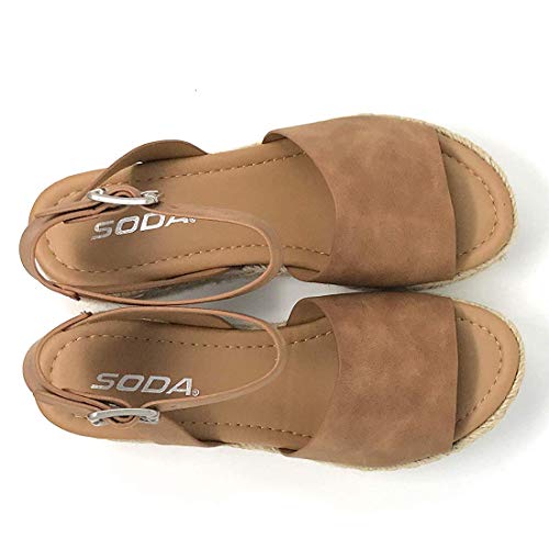 Sandalias Mujer Verano 2041 cáñamo Fondo Grueso Sandalias Punta Abierta Cuero Fondo Plano Zapatos Bohemias Romanas Hebilla Zapatillas