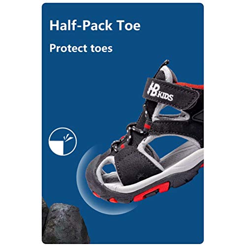 Sandalias Niño Deportivas Antideslizantes Sandalias Outdoor Sport Velcro Trekking Sandalias 25-38