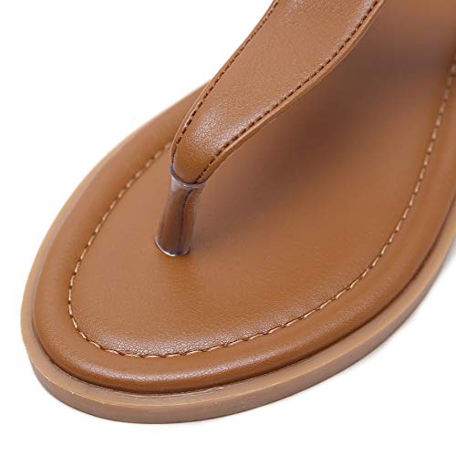 Sandalias Planas Verano Mujer Estilo Bohemia Zapatos de Dedo Sandalias Talla Grande Cinta Casuales Playa Chanclas Romanas de Mujer