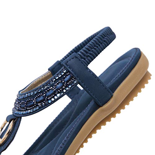 SANMIO Sandalias Mujer Verano Bohemia Sandals Cómodo Casual Zapatos de Playa