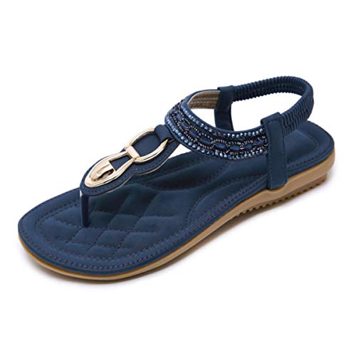 SANMIO Sandalias Mujer Verano Bohemia Sandals Cómodo Casual Zapatos de Playa