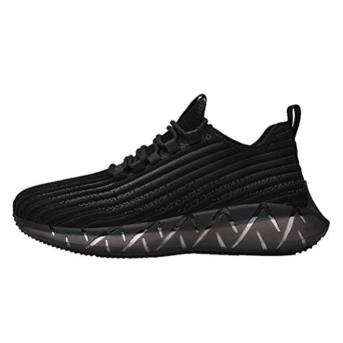 SANNAX Hombre Zapatos para Correr Zapatillas de Deporte de Moda Casual Sneakers Calzado Deportivo Zapatos Transpirables para Gimnasio Caminar Trotar
