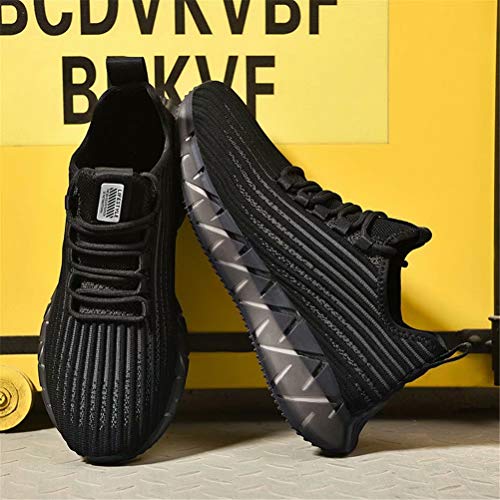 SANNAX Hombre Zapatos para Correr Zapatillas de Deporte de Moda Casual Sneakers Calzado Deportivo Zapatos Transpirables para Gimnasio Caminar Trotar