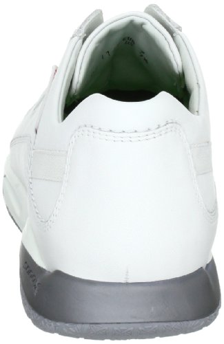 Sano by Mephisto Actor PAGODE 8030 White P5102617 - Zapatos de Cuero Nobuck para Hombre, Color Blanco, Talla 42.5