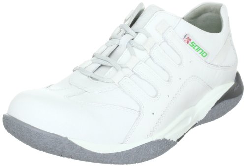 Sano by Mephisto Actor PAGODE 8030 White P5102617 - Zapatos de Cuero Nobuck para Hombre, Color Blanco, Talla 42.5