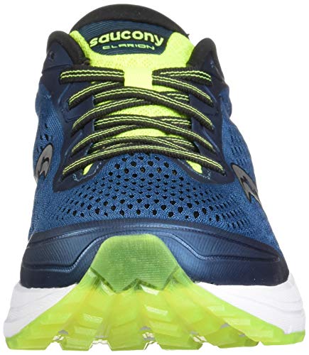 Saucony Clarion, Zapatillas de Running Hombre, Azul (Marine/Citron 2), 42.5 EU