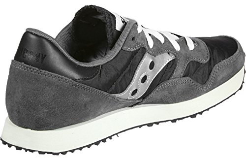 Saucony DXN Trainer Vintage, Zapatillas Hombre, Negro (Black/SIL 6), 46 EU