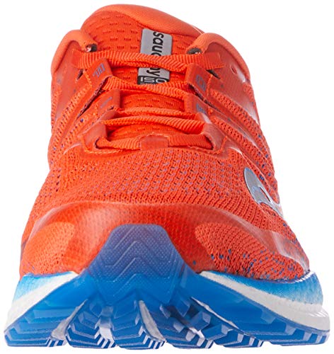Saucony Freedom ISO 2, Zapatillas de Running Hombre, Naranja (Orange/Blue 36), 42.5 EU