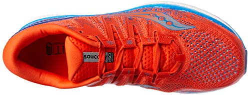 Saucony Freedom ISO 2, Zapatillas de Running Hombre, Naranja (Orange/Blue 36), 42.5 EU