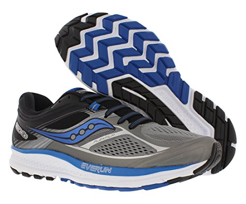 Saucony Guide 10, Zapatillas de Running para Hombre, (Gris/Azul/Blanco), 42 EU