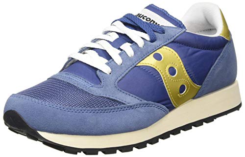 Saucony Jazz Original Vintage, Zapatillas de Cross para Mujer, Azul (Navy/Gold 30), 40.5 EU