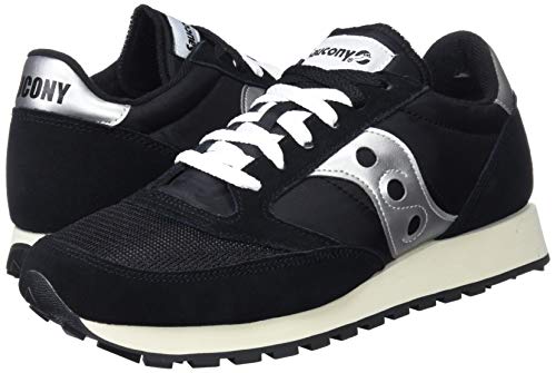 Saucony Jazz Original Vintage, Zapatillas de Cross Unisex Adulto, Negro (Black/White), 41 EU