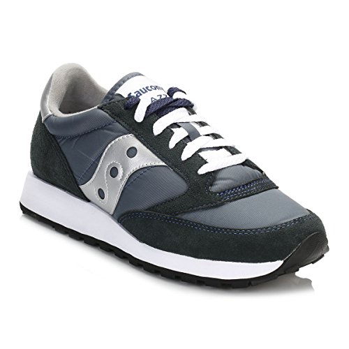 Saucony Jazz Original-W, Zapatillas Mujer, Azul (Navy/Silver), 37.5 EU