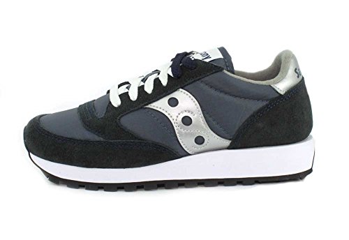 Saucony Jazz Original Women - Zapatillas para mujer, Azul (Navy / Silver), 37
