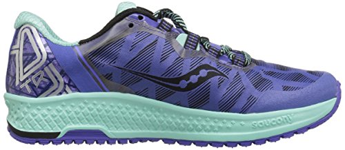 Saucony KOA TR, Zapatillas de Trail-Running para Mujer, Violet/Aqua, 40 EU