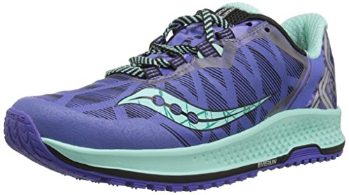 Saucony KOA TR, Zapatillas de Trail-Running para Mujer, Violet/Aqua, 40.5 EU