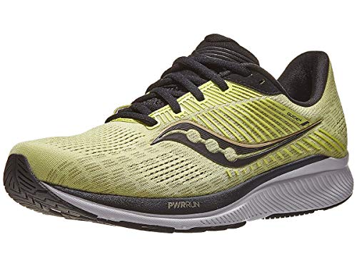 Saucony Men's Guide 14, Keylime/Gravel, 8 Medium