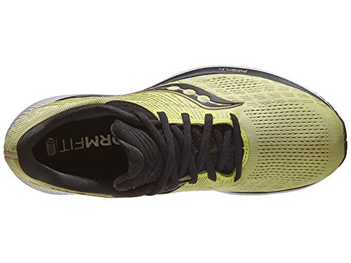 Saucony Men's Guide 14, Keylime/Gravel, 8 Medium