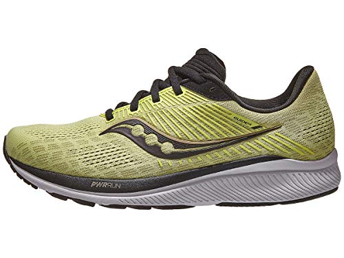 Saucony Men's Guide 14, Keylime/Gravel, 8 Medium