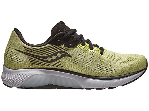 Saucony Men's Guide 14, Keylime/Gravel, 8 Medium