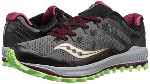 Saucony Mujeres Sandalias de Piso, Black | Mint | Berry, Talla 5