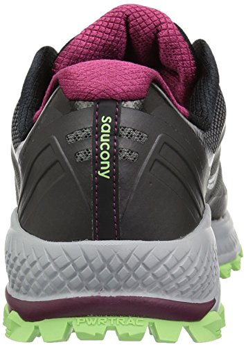 Saucony Mujeres Sandalias de Piso, Black | Mint | Berry, Talla 5
