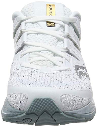 Saucony Ride ISO, Zapatillas de Running Hombre, Blanco (White 40), 44 EU