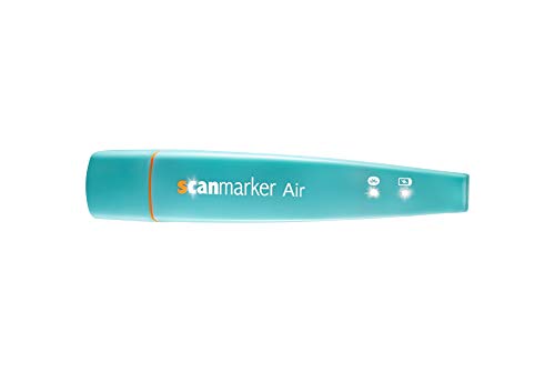 Scanmarker Air Pen Scanner – OCR Digital Highlighter and Reader – Inalámbrico (Mac Win iOS Android) (Turquesa