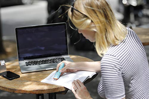 Scanmarker Air Pen Scanner – OCR Digital Highlighter and Reader – Inalámbrico (Mac Win iOS Android) (Turquesa