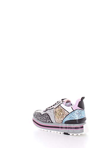 Scarpe Sneaker Liu-Jo Maxi Wonder Glitter Multicolor Donna DS21LJ10